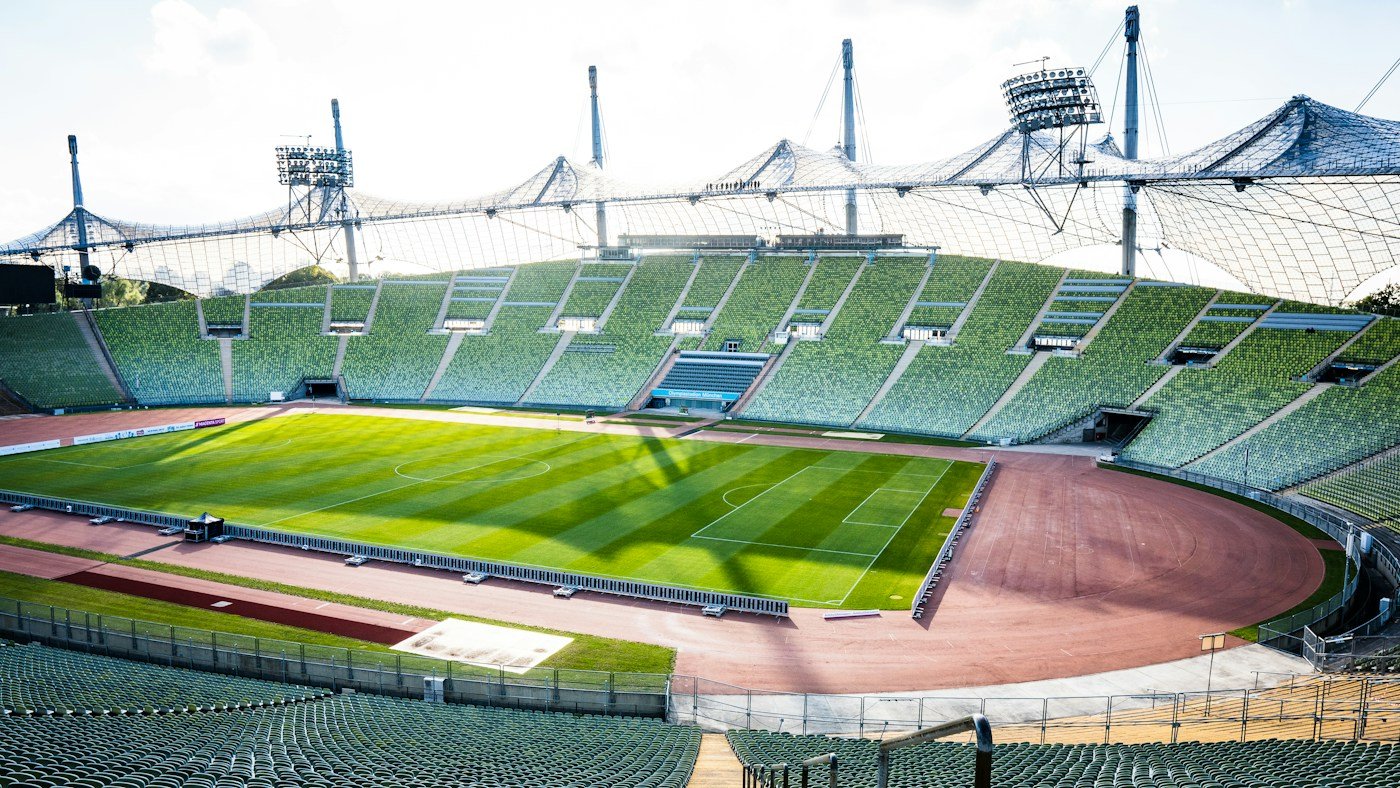 Ilustrasi stadion di Munich; bukan lokasi final Indonesia–Thailand.